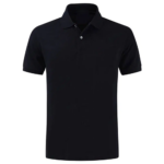 Camiseta Negra Tipo Polo Before Caballero