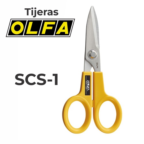 TIJERA MULTIUSO HOJA DENTADA SCS-1 OLFA
