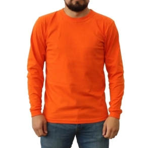 camiseta-tshirt-larga-naranja