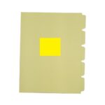 Separadores de Carton Amarillo